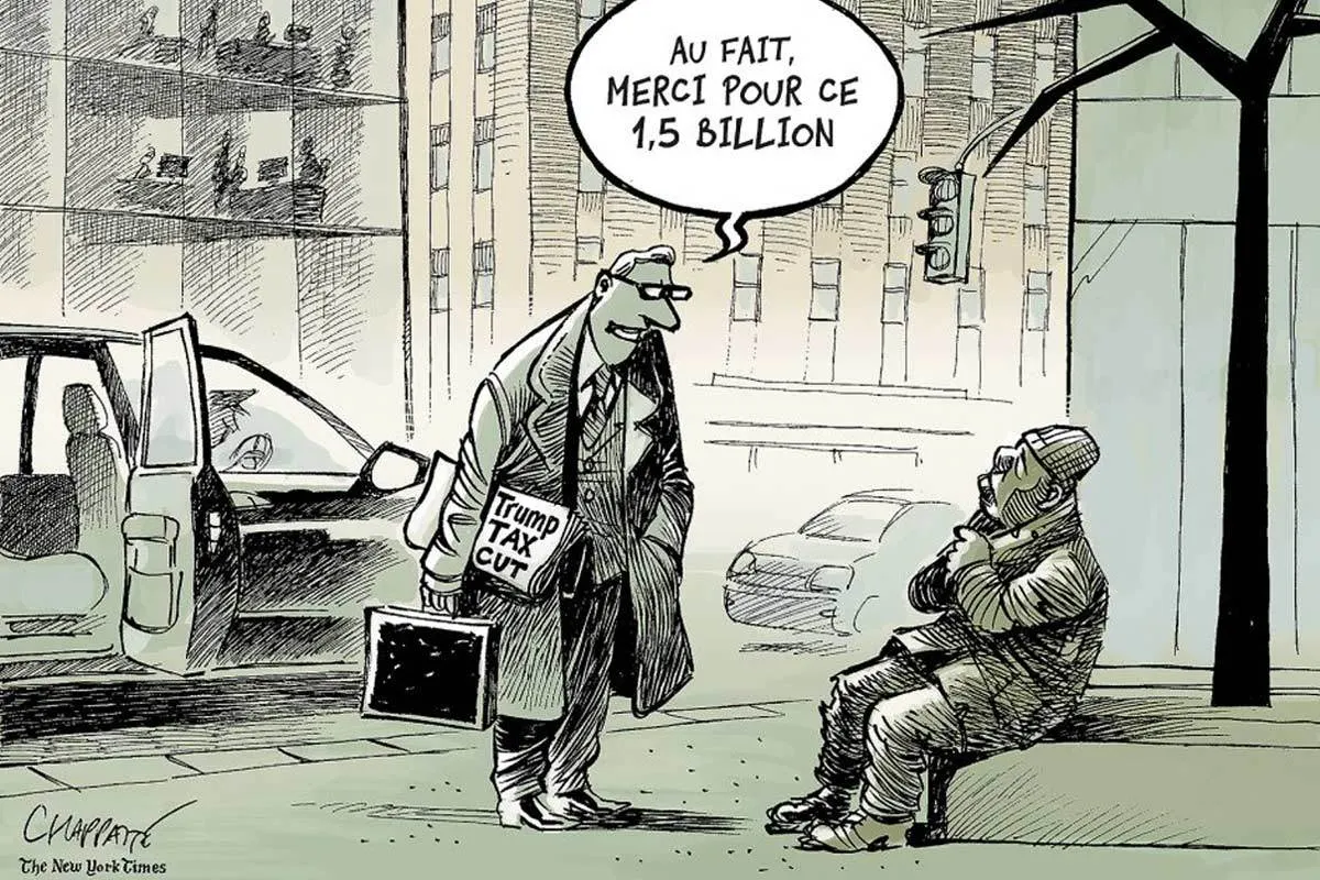 © Chappatte in The International New York Times, 2018